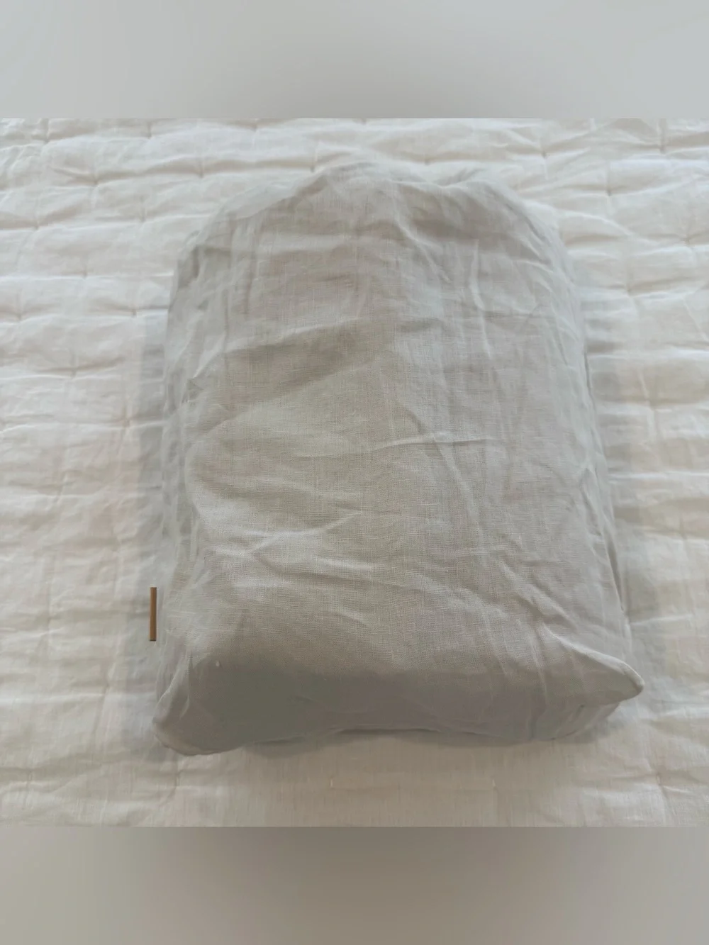 New Quince European Linen Duvet Cover Set Full/Queen MSRP $194 Sand